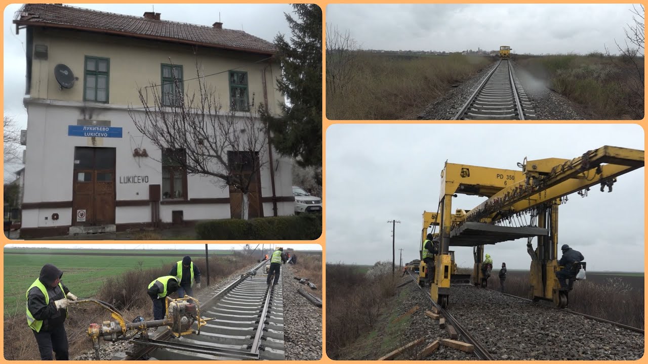 Počela rekonstrukcija pruge Lukićevo - Zrenjanin Fabrika