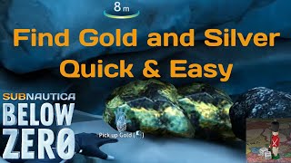 Getting Gold, Silver and Copper in the start of Subnautica: Below Zero