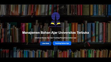 Tugas 2 Pemrograman Berbasis Web - Website Sederhana Untuk Pemesanan Bahan Ajar UT