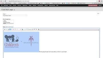 How to create a webpage in Drupal