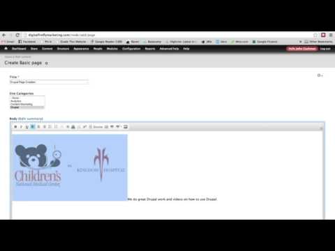 How to create a webpage in Drupal