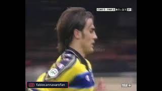 Cagliari vs. Parma 25/3/2000. Fabio Cannavaro