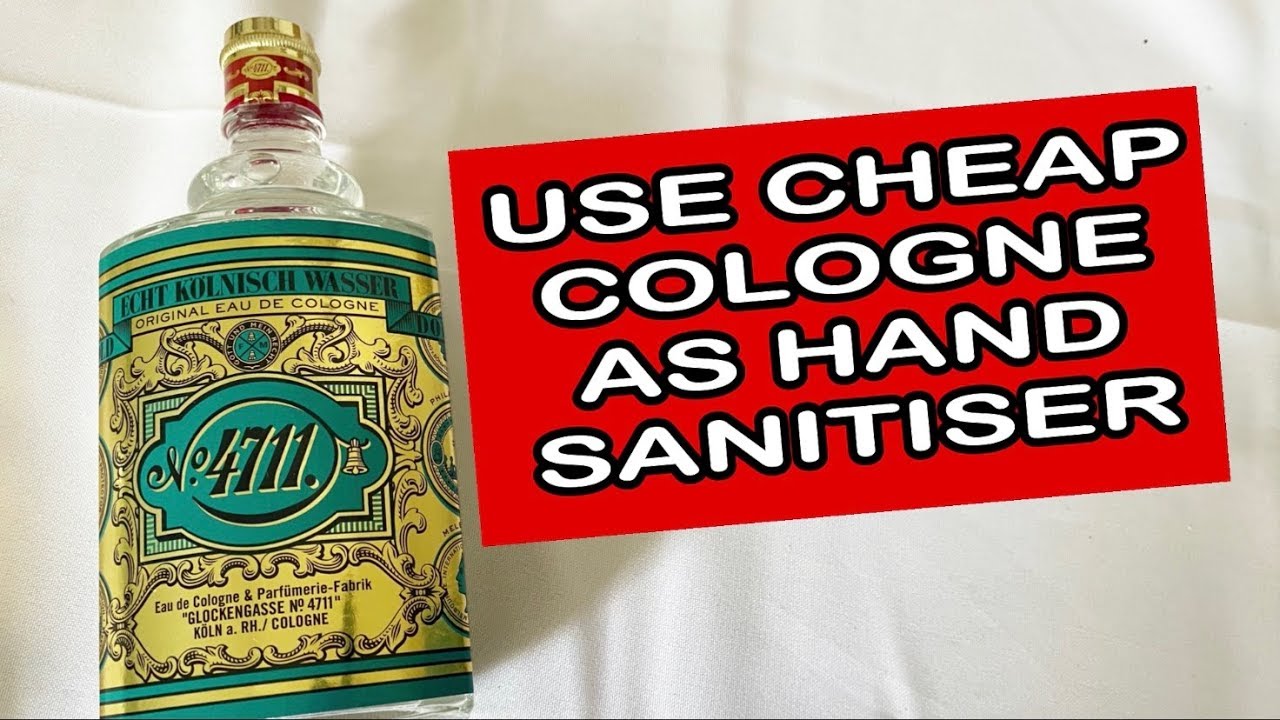 Fragrance such as Eau de Cologne can subsititute for hand sanitizer