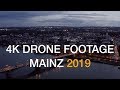 Mainz Summer Drone Footage 🇩🇪- [4K] Aerial Stock Footage, Germany (Drohne, Luftaufnahmen)