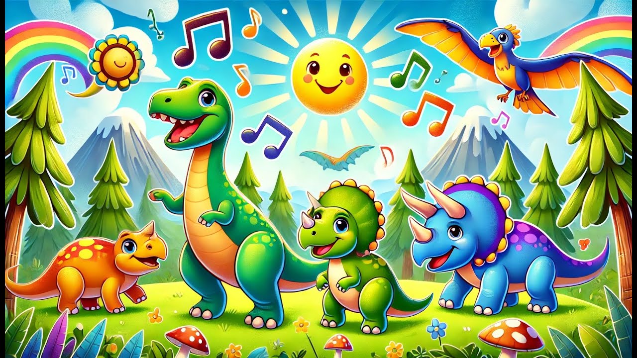 Dinosaur Song for Kids | Fun & Educational Animation!