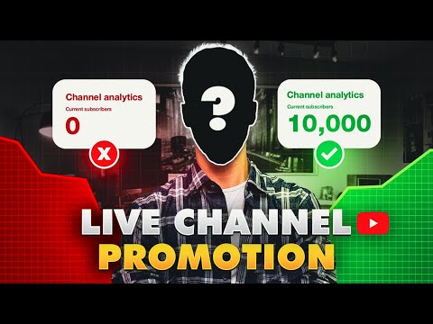 Live YouTube Channel Promotion 1000 sub free 