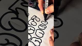 Cursive X Bomb #graffiti #tutorial