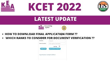 LATEST UPDATES  BY KEA  / EDITING OPTION #edusumit #kcet #kea #kcetdocumentverification