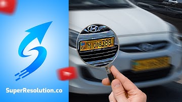 License plate enhancement using AI