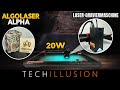 🔥Der STARKE 22W GRAVIERLASER "ALPHA" von AlgoLaser im TEST!😱 - Laser Graviermaschine Alpha  - Review