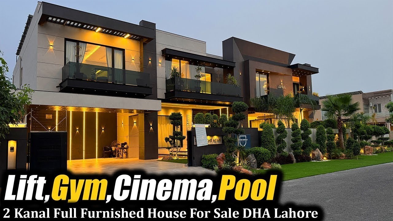 Fully Furnished 2 Kanal Ultra Modern Luxurious House With Full Basement In DHA Phase 6 Lahore