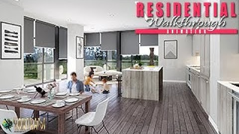 Architectural Residential Walkthrough Apartment of 3D Exterior & Interior Animation 🏡🏚