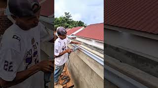 Installing a heavy-duty light steel bracket. #tips #building #fyp..