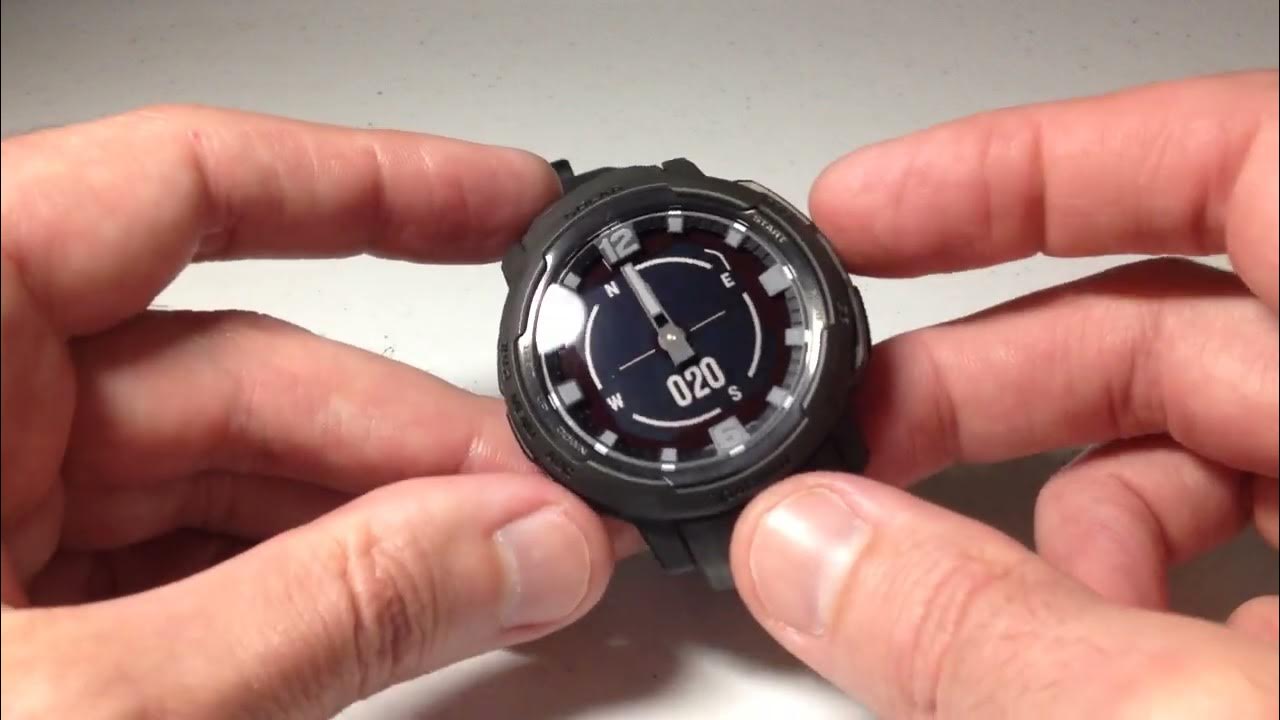 Garmin Instinct Crossover Compass and ABC glance YouTube