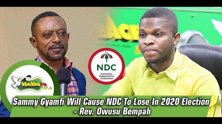 Sammy Gyamfi Will Cause NDC To Lose In 2020 Election - Rev. Owusu Bempah