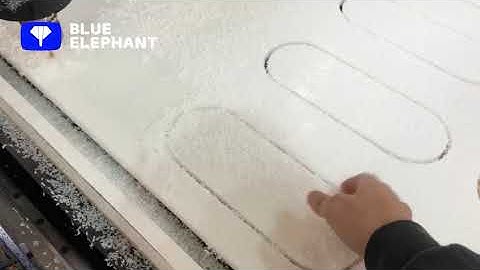 Israeli Customer Cutting Polypropylene Perfectly by Blue Elephant 1530 ATC CNC Router