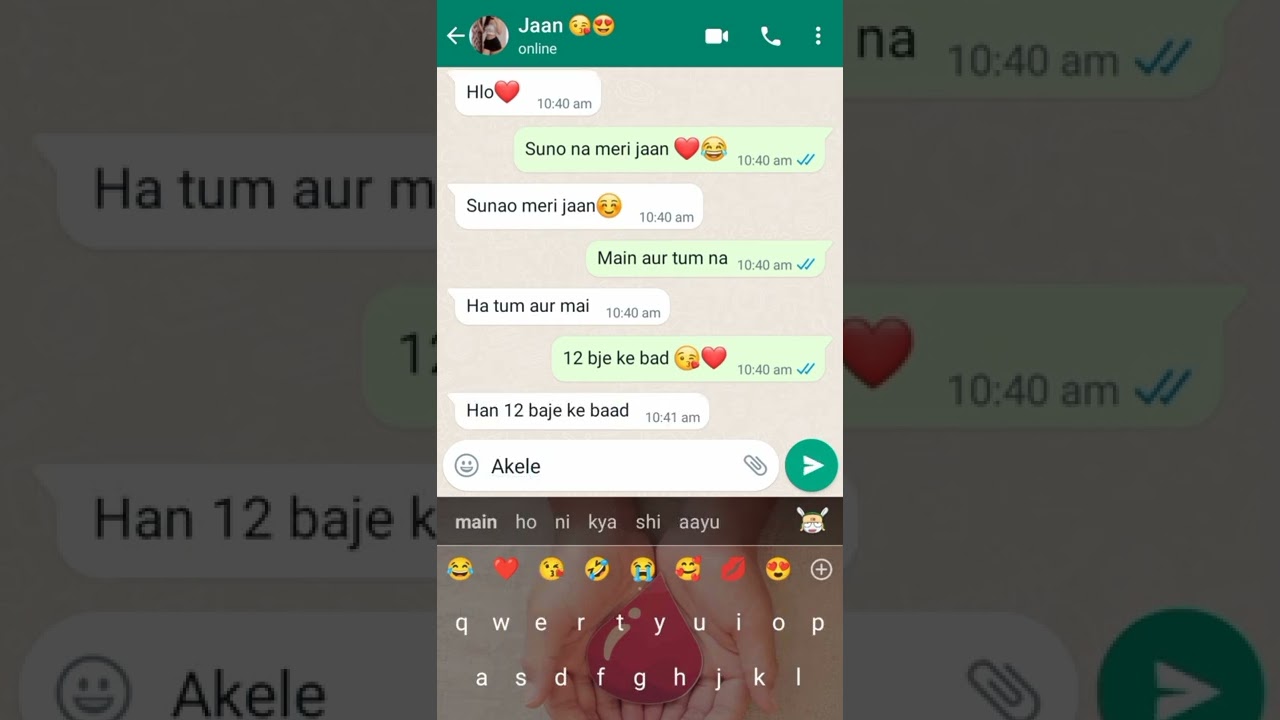 Gf / Bf Romantic Funny Chat.❤️ Yar Pta Life Main Ek Gf Honi Chyiye..Gf Ka Matlab Sukoon❤️😘😍