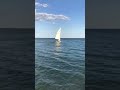 laser 2 (dinghy) Луч2 Скиф швертбот. Выход в море.