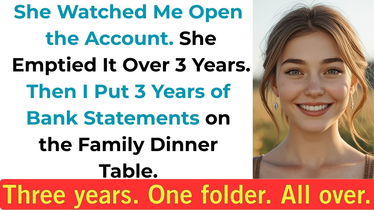 My Sister Emptied My Wedding Fund — But Forgot I Had Bank Statements Going Back 3 Years