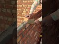 laying bricks to build house walls #construction #brick #wall #popular #viralshorts #shorts