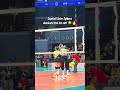 1st set goes to the Spikers!