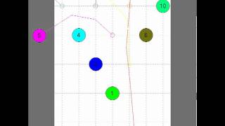 Bowling pin collision simulation - Washout