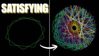 Geometric Symphony: 4K Rotating Polygon Simulation #physics #satisfying #simulation