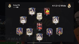 I cooked this stacked team in fc mobile