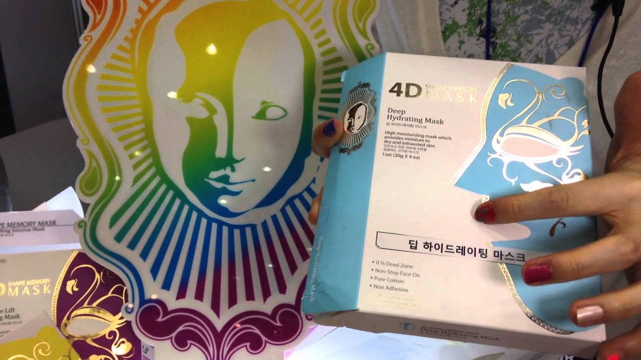 [대구뷰티엑스포 영상] 오네스, '4D SHAPE MEMORY MASK' 선보여 - YouTube