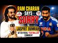 Ram Charan Says Sorry to Jasprit Bumrah After Viral ‘Footballer’ Comment
