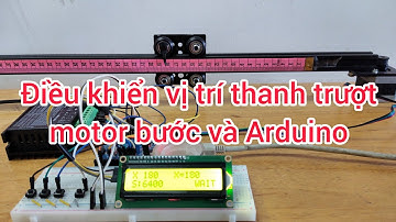 Điều khiển vị trí thanh trượt bằng Arduino, motor bước và TB6600 | Belt Driven Linear Actuators
