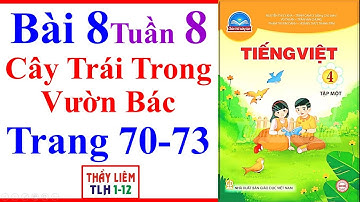 Tiếng Việt Lớp 4 Bài 8 Tuần 8 | Cây Trái Trong Vườn Bác | Trang 70 - 73 | Chân Trời Sáng Tạo