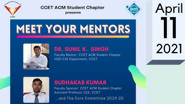 CASC- Meet your Mentors - 11 April 2021