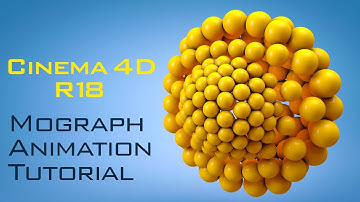 Cinema 4D R18 Mograph Animation Tutorial