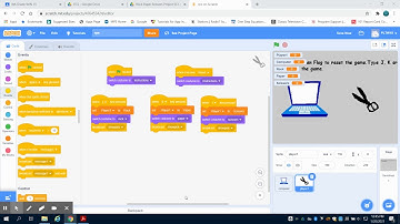 Rock Paper Scissors Input, Conditionals & Broadcasting in Scratch ECS Video 2