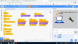 Rock Paper Scissors Input, Conditionals & Broadcasting in Scratch ECS Video 2