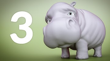 CGC Classic: Modeling a Hippo Pt. 3 - Sculpt More Detail  (Blender 2.6)