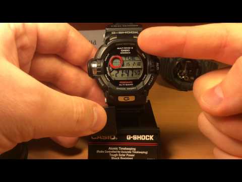 Функции (Альтиметр/Барометр) часов Casio G shock GW-9200 [3147]