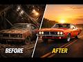 Abandoned 1968 Dodge Charger R/T Restored After 40 Years in a Collapsed Barn | Full Restoration ASMR