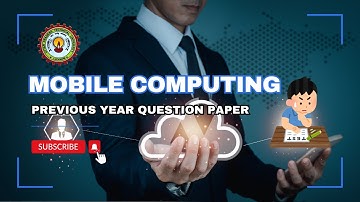 mobile computing previous year question papers || aktu