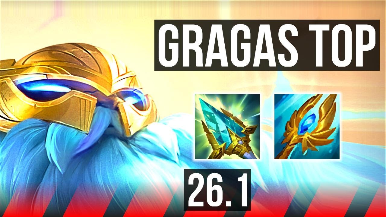 GRAGAS vs DARIUS (TOP) | 5k gold comeback | KR Master | 26.1