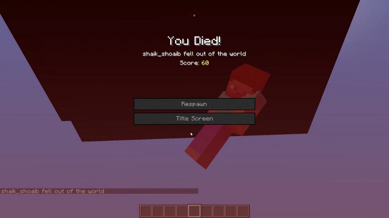 How To Die In Minecraft How to die in Creative mode in Minecraft. - YouTube