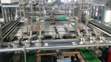 polymailer courier bag making machine with automatic Bagging and packaging at one machine#wrapping