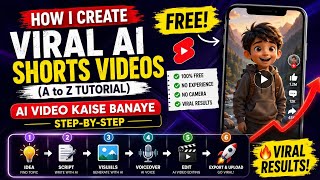 How I Create VIRAL AI Shorts Videos FREE (A to Z Tutorial) | AI Video Kaise Banaye Step-by-Step
