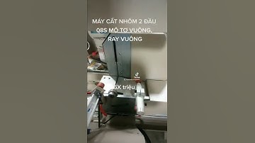 máy cắt nhôm 2 đầu 08s ray vuông giá rẻ