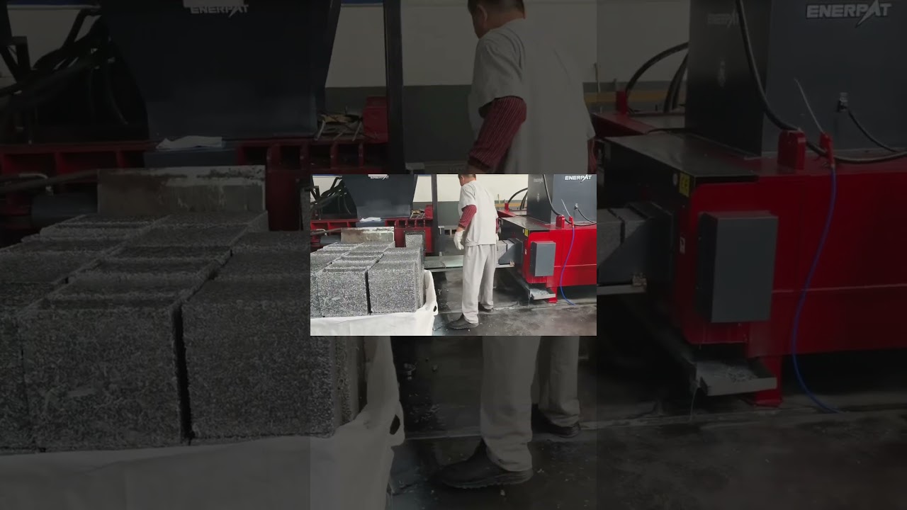 ENERPAT’s AMB-H aluminium baling machine delivers efficiency—proven on-site