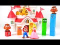 Numberblocks &amp; Mario Rescue Princess Peach from Bowser!