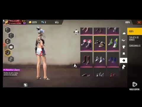 COMBINACIONES DE ROPA PARA MUJER | FREE FIRE - YouTube