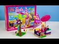 Barbie MegaBloks Build &#39;n Play Beach Day Barbie Surf Doll Construction Toys Mega Bloks Building Toys