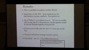 Andre Leclair - “New Perspectives on the Riemann Hypothesis”